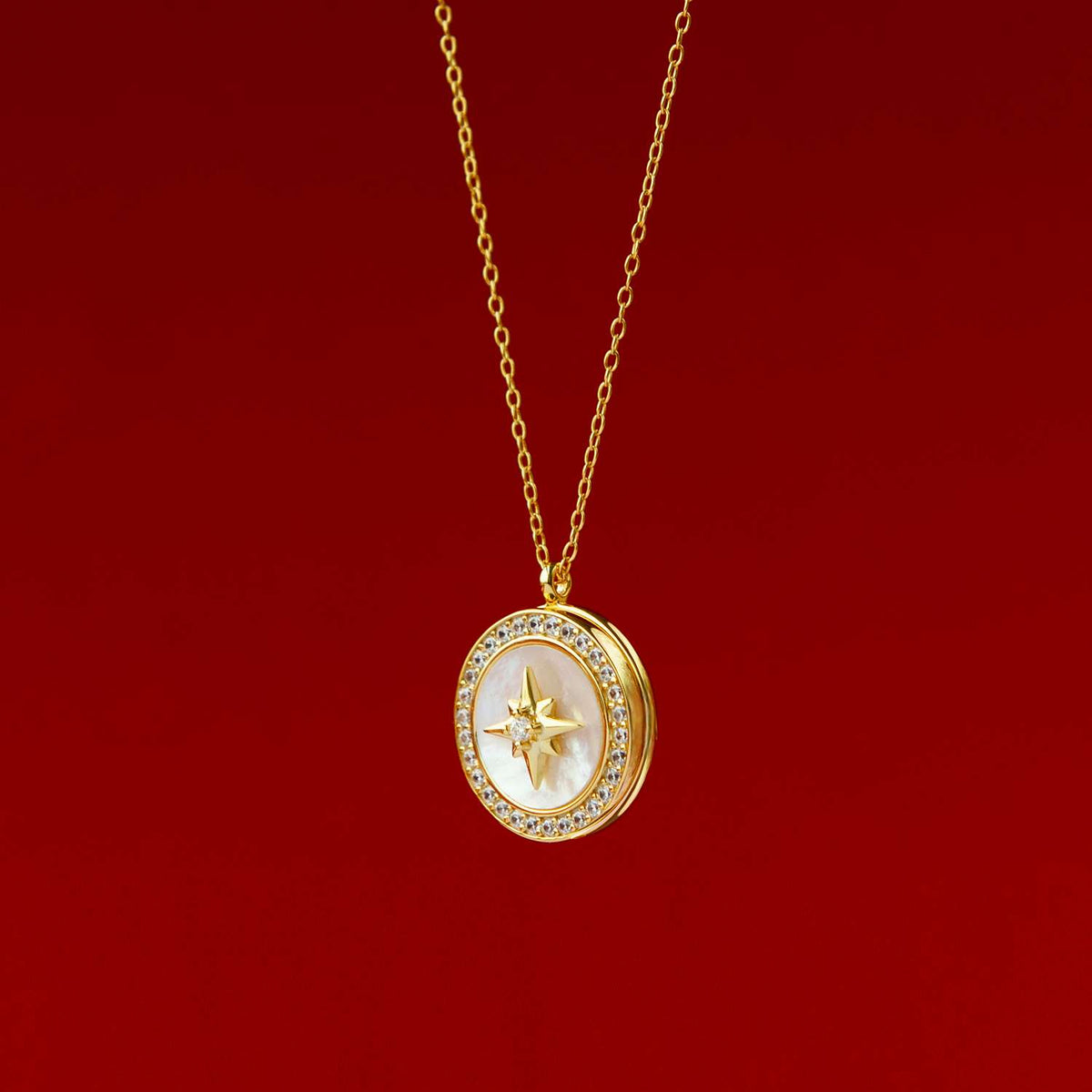 LUNA LOCKET | Happy Parents | Sterling Silver - MILA CANTES