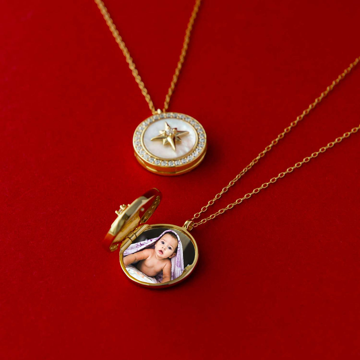 LUNA LOCKET | Baby Metrics | Sterling Silver - MILA CANTES