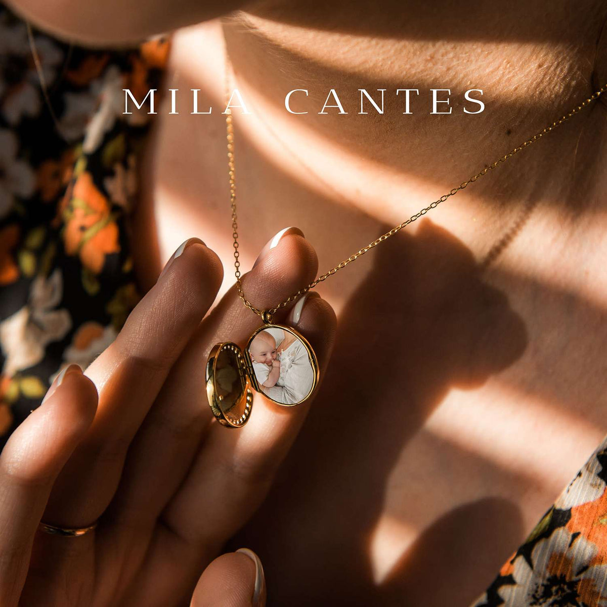 LUNA LOCKET | Infinity | Sterling Silver - MILA CANTES