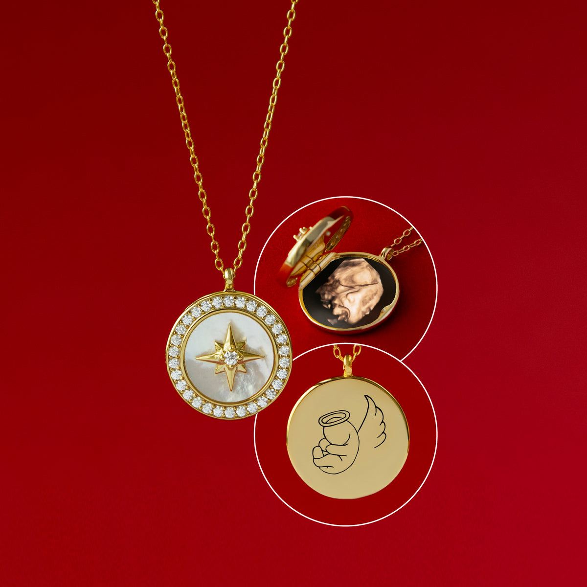 LUNA LOCKET | Forever in My Heart | Sterling Silver - MILA CANTES