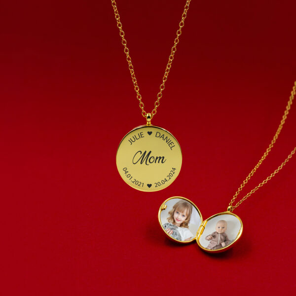 ROUND LOCKET | Best Mom | Sterling Silver